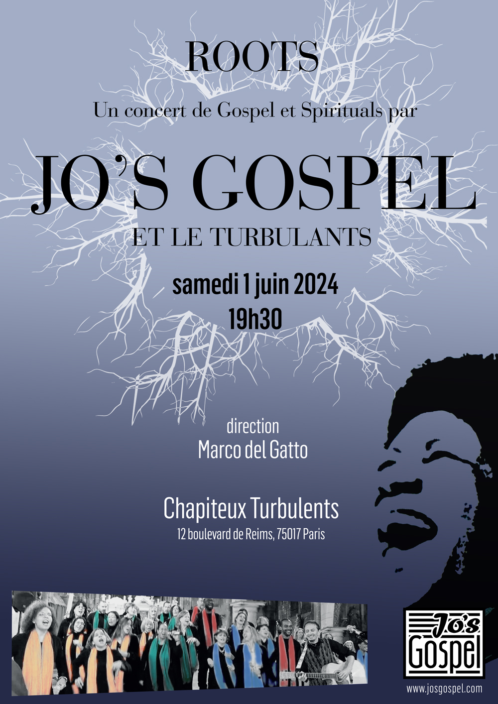 Jo's Gospel concert - Chapiteaux Turbulents