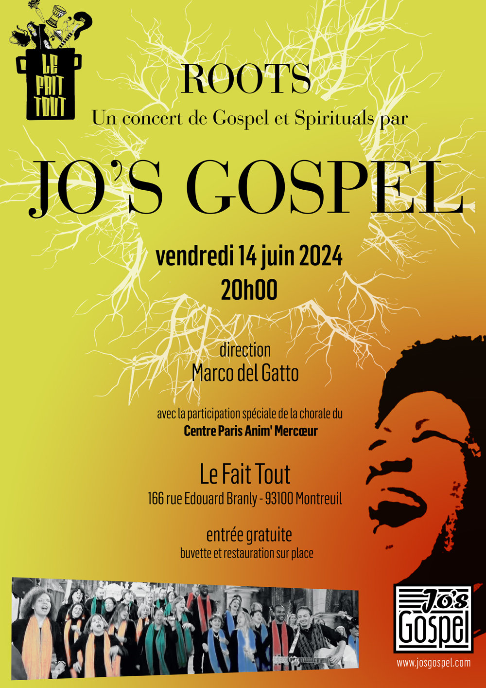 Jo's Gospel concert - Le Fait Tout