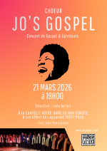 Jo's Gospel concert - Chapelle Notre-Dame du Bon Conseil
